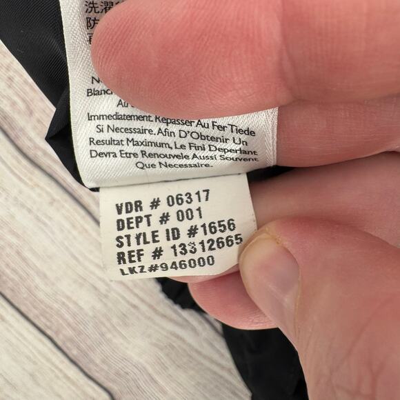 Eddie Bauer WeatherEdge Fleece Lined Rain Jacket Mens M Black Removeable Hood - Picture 14 of 16